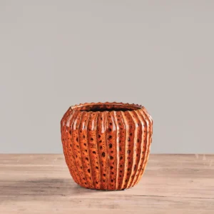 Osłonka ide rib cone amber 21x18 cm